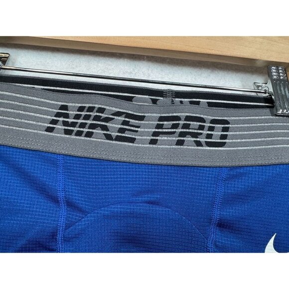 Nike Pro Basketball Compression Shorts Royal Blue CI0461-495 Men's Large Tall LT - Picture 4 of 11